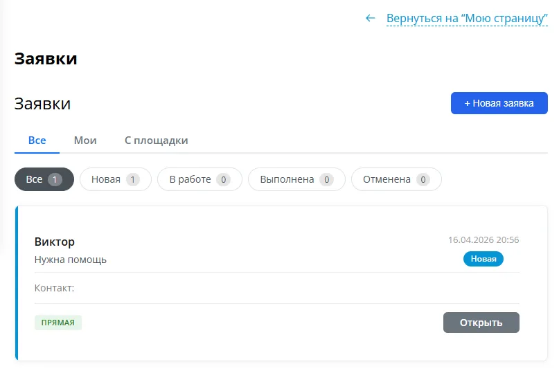 Все, мои и с площадки